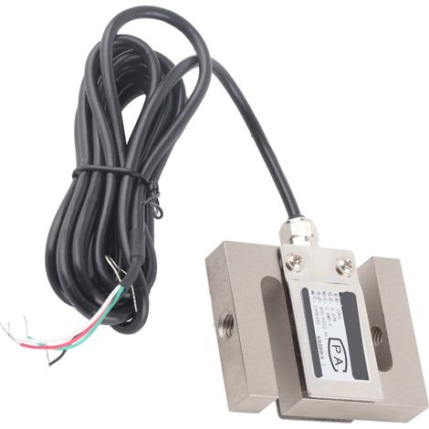 Capteur de poids à cellule de charge de type S M8x1,25 en acier inoxydable, capteur de force de traction, de compression et de tension 10 kg (1/5)