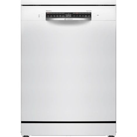 Bosch – Lave-vaisselle 14 couverts SMS4EMW01F – Ultra-silencieux 42 dB – Classe C – Consommation 9,5L par cycle – 6 programmes de lavage (1/5)