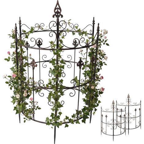 Lot de 2 treillages Klivia Bronze