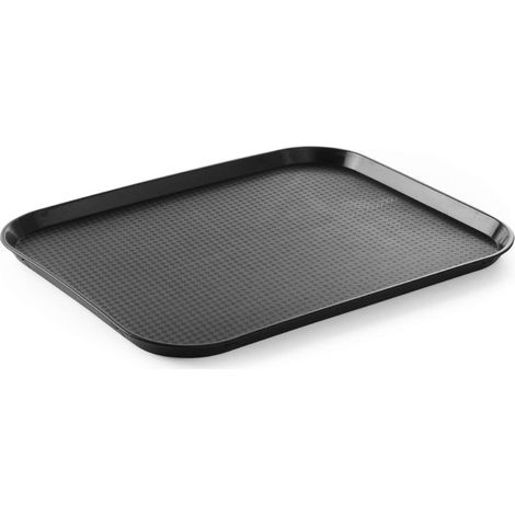 Vassoio in polipropilene per fast food 35x45cm - Nero