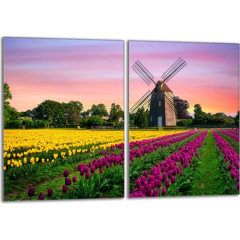 Glasschutzplatte für den Herd 2x40x52 Łąka (1/5)