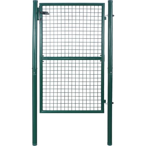 Bc-elec - HMGD-3 Cancello del giardino, cancello del giardino 106x150cm verde, cancello del giardino, cancello del recinto