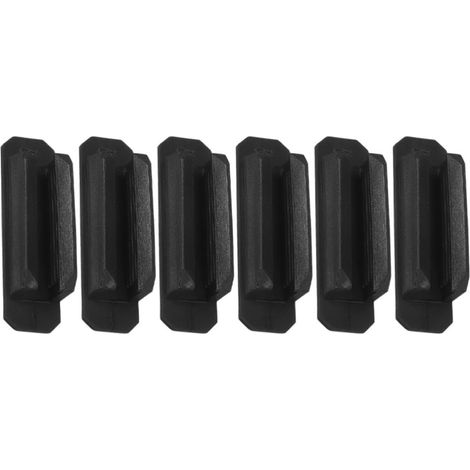 6 clips adhésifs en silicone pour stylos compacts et portables (1/5)