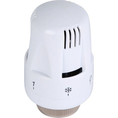 Válvula termostática para radiador de calefacción por agua, tipo recto, control de temperatura de latón. (1/5)