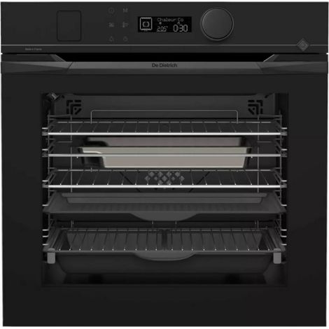 De Dietrich – Four traditionnel multifonction 73L pyrolyse – Sonde Bluetooth Talent Probe – Mode Auto pour cuisson parfaite – DOR4546B (1/4)