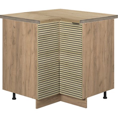 Basi ad angolo  Fame-Line, Pannello in quercia, 80.5 cm , PL Rovere, Vicco