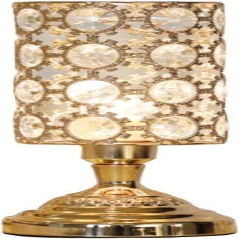 Lampe de table en cristal, LED à économie d'énergie, protection des yeux, lampe de bureau et de lecture (1/5)