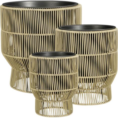 Mica Decorations Cache-pot extérieur Vert H37xl36xL36cm (1/5)