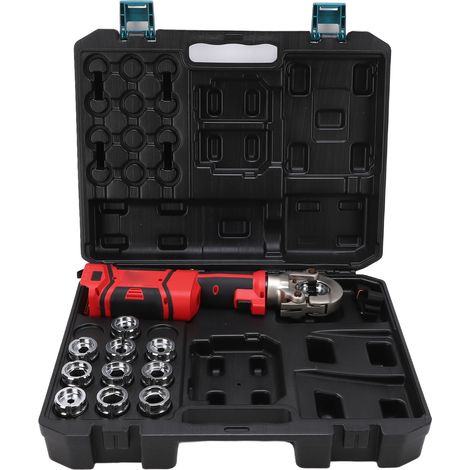 Pince à sertir hydraulique électrique avec matrices 60KN, outil de sertissage de cosses de câble sans fil pour cosses en cuivre et en aluminium (1/5)