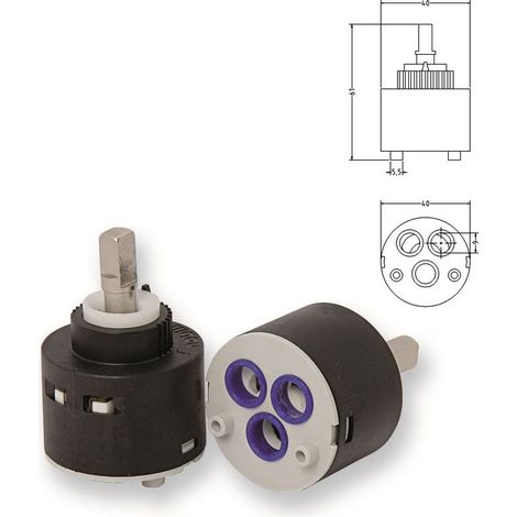 Cartuccia ceramica n.160 joystick d.40 - rubinetti Nobili 818000PBNBJS40