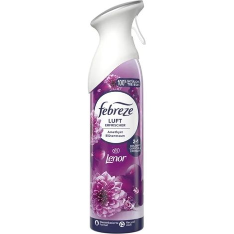 Lufterfrischer febreze amethyst blossom nicht entflammbar natürlicher Treibstoff