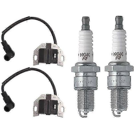 Un jeu de bobines d'allumage et de bougies compatible avec les moteurs FR651V, FR691V et FR730V. (21171-0711 21171-0743) (1/5)