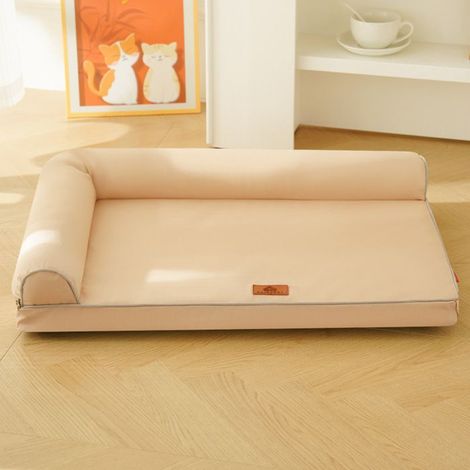 Niche pour chiens grandes tailles, résistante toute l'année, lavable, antidérapante et imperméable pour une utilisation facile. (1/5)