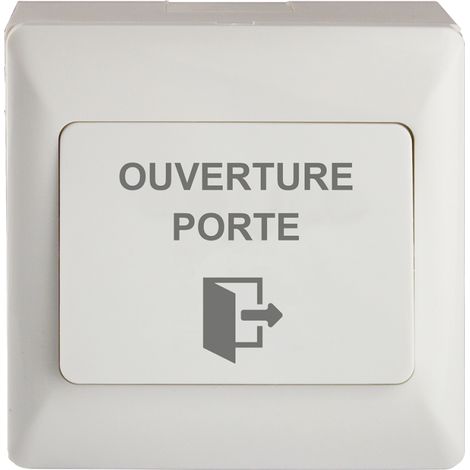 Bouton poussoir ABS Ap 86 x 86 x 41/47 mm Contact inverseur CO/NO/NF (1/2)