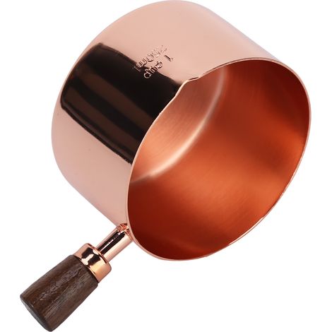 Bec verseur en acier inoxydable pour sauces, ketchup et vinaigrettes – tasse à mesurer et cuillère doseuse de 250 ml (1 tasse), idéal pour les restaurants (1/5)