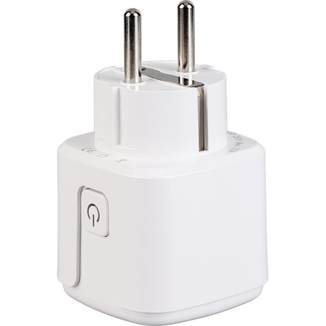 Prise intelligente 20 A avec contrôle sans fil Wi-Fi via application, compatible avec les prises Tuya EU (100-250 V). (1/5)