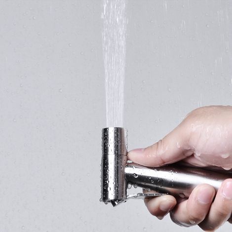 Douchette de salle de bain à main en acier inoxydable 304 pour WC et bidet (1/5)