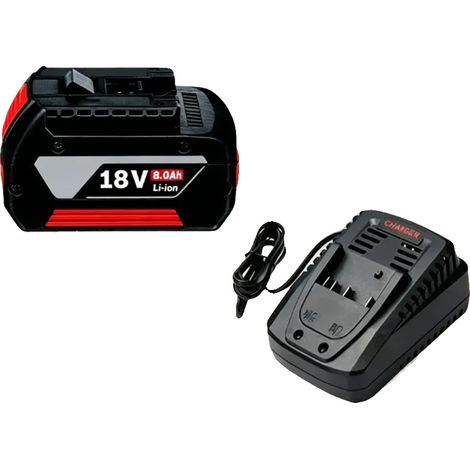 Batterie Lithium Ion, 18V, Capacité 8000mAh, 1PCS-chargeur, 18V-c (1/2)