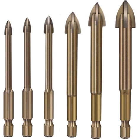 Hochleistungsfähiges Universal-Bohrwerkzeug-Set mit Hartmetall-Kreuzlegierungsbohrern, verdicktem Zubehör für vielseitige Anwendungen (1/5)