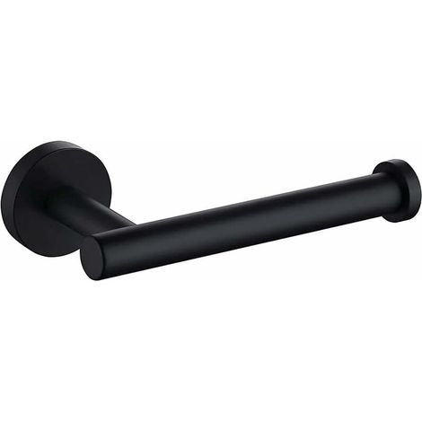 VURAHOME - Porte-Papier hygiénique pour Salle de Bain 304 en Acier Inoxydable antirouille Porte-Rouleau de Papier Toilette Distributeur de Support Mural - Noir 9.1  5.5  16CM GrooFoo (1/5)