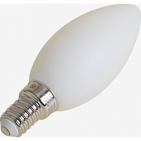 Bombilla LED E14 C35 6W Opal SKLUM       