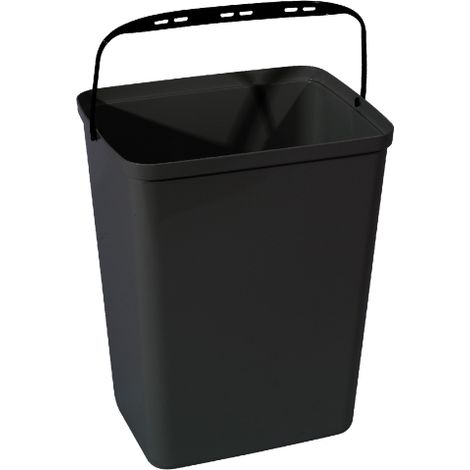Artplast – Seau pour module poubelle 20 lt noir – Accessoire pour collecte sélective des déchets – Compatible avec systèmes de tri