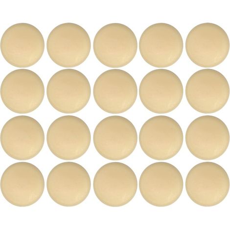 – Lot de 20 cache-vis torx T25 – Protection bouchon recouvrement pour meubles – Diamètre 13,5 mm – Installation facile (1/3)