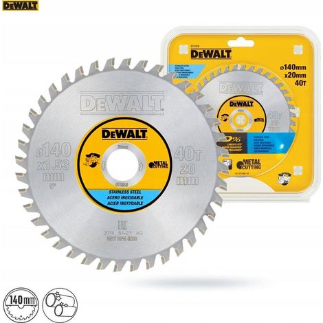 DeWalt Kreissägeblatt Hartmetall 140x20 mm