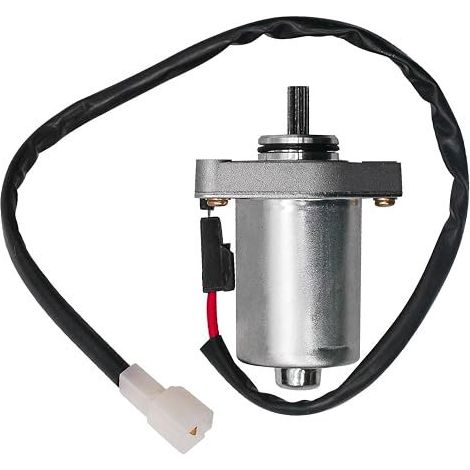 The starter motor is compatible with 0450532 BOOSTER 50 JOG 50 19240011A0 33-00420.