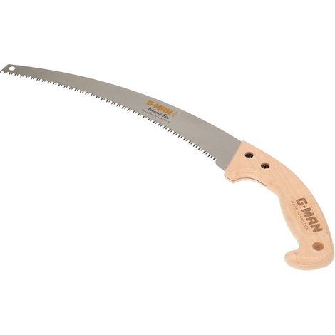 KOTARBAU Scie à main 350 mm pour bois frais, arbres, branches professionnelles. (1/5)