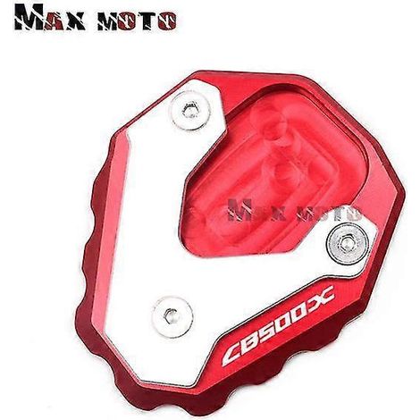 Seitenständer-Verlängerungsplatte für Honda CB500X (2019–2021) – Rot