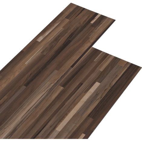 Tableros de Suelo 5,02 m² 36 pcs PVC Marrón a rayas vidaXL