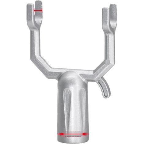 Set mit 4 silberfarbenen Metall-Aststützen, stabile Pfähle für Obstbäume und Gartenpflanzen (1/5)