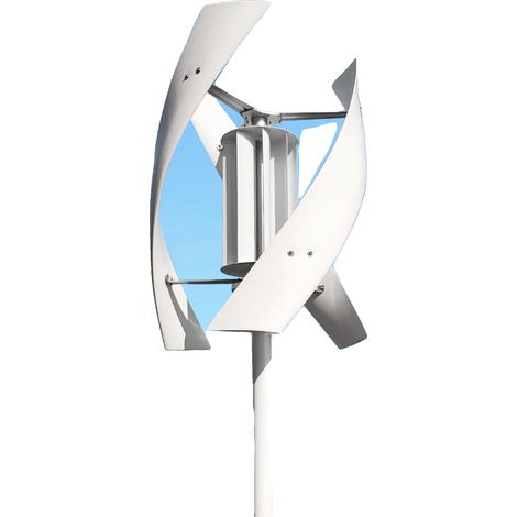 Generador de turbina eólica, diseño de eje vertical, fuente de alimentación ecológica, con control MPPT, 5000 W, 48 V (1/2)