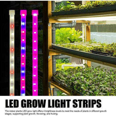 72-LED-Pflanzenlampe mit 3/9/12-Stunden-Timer und 4 Helligkeitsstufen für Pflanzen (1/5)