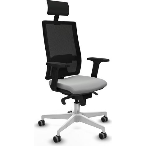 Silla de oficina piqueras y crespo Horna negro piel sintética (1/5)