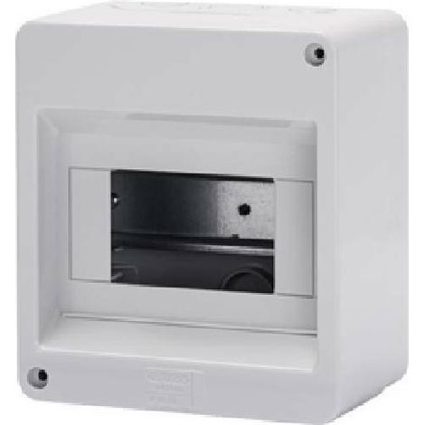 Gewiss centralino protetto esterno 6m senza porta pareti predisposto per alloggiamento morsettiere gw40024 (1/7)