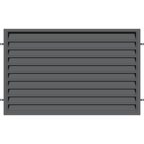 Polbram Zaunfeld Ulrich 120 200 x 120 cm verzinkt anthrazit
