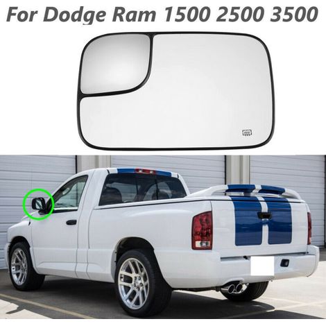Rückspiegel mit beheiztem Glas für Dodge 1500/2500/3500 (Modelljahre 2005–2009), Teilenummer 5161011AA