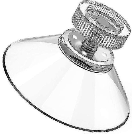 Lot de 10 ventouses pour verre, 40 mm, en PVC transparent, sans crochet et à adhésif ultra-résistant. (1/5)