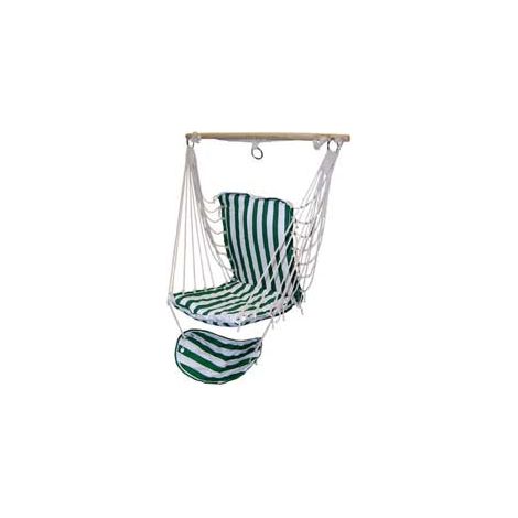 Amaca a Poltrona in Tessuto con Struttura Robusta, Dimensioni 100x65x105 cm, Modello FER-105026