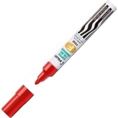 Pilot Permanent Marker Rund Rot SCA-F-R