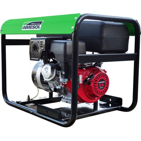 Generador Eléctrico Honda 5500w (5,5 kVA) 230v Monofásico Gasolina Grupo electrógeno INMESOL AH-550-GX-270 (1/2)
