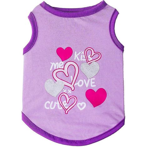 Camiseta de verano con estampado adorable para mascotas, ropa para cachorros, chaleco para gatos, camiseta de algodón, ropa para carlinos, disfraces para perros pequeños 15 (1/5)