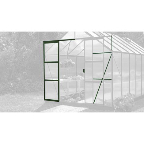 Vitavia Erweiterungsset zur Doppelschiebetür für Gewächshäuser "Merkur" und "Meridian 1", smaragd grün (1/5)