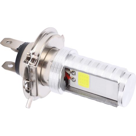 Ampoule LED H4 COB pour phare de moto, feux de croisement/route, 12-80 V CC (1/5)