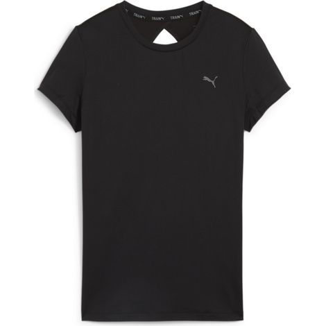 Puma Studio Sheer Fashion Damen-T-Shirt, schwarz, 52483901 r S (1/5)
