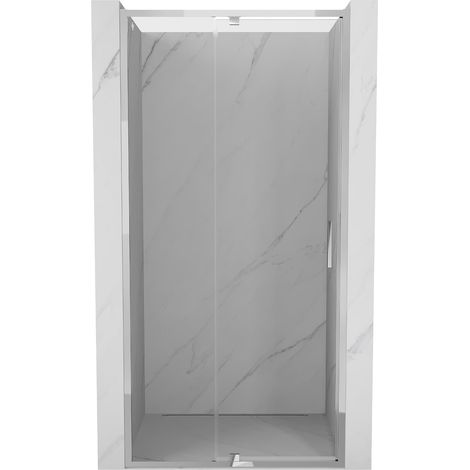 Mexen Exo puerta de ducha abatible 100 cm, transparente, cromo - 819-100-000-01-00 (1/5)
