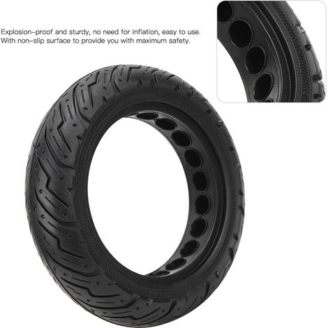 10x2.50 Pneu Anti-Explosion en Caoutchouc pour Scooter Ninebot MAX G30, Accessoires (1/2)