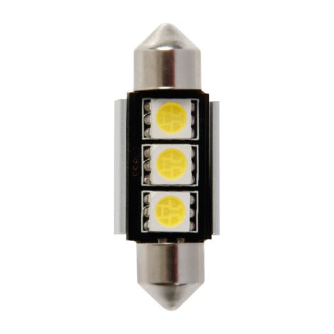 Lampada Hyper led 9 C5W 10x36 mm sv8,5 8 1 pz d/blister bianco doppia polarità resistenza incorporata (1/4)
